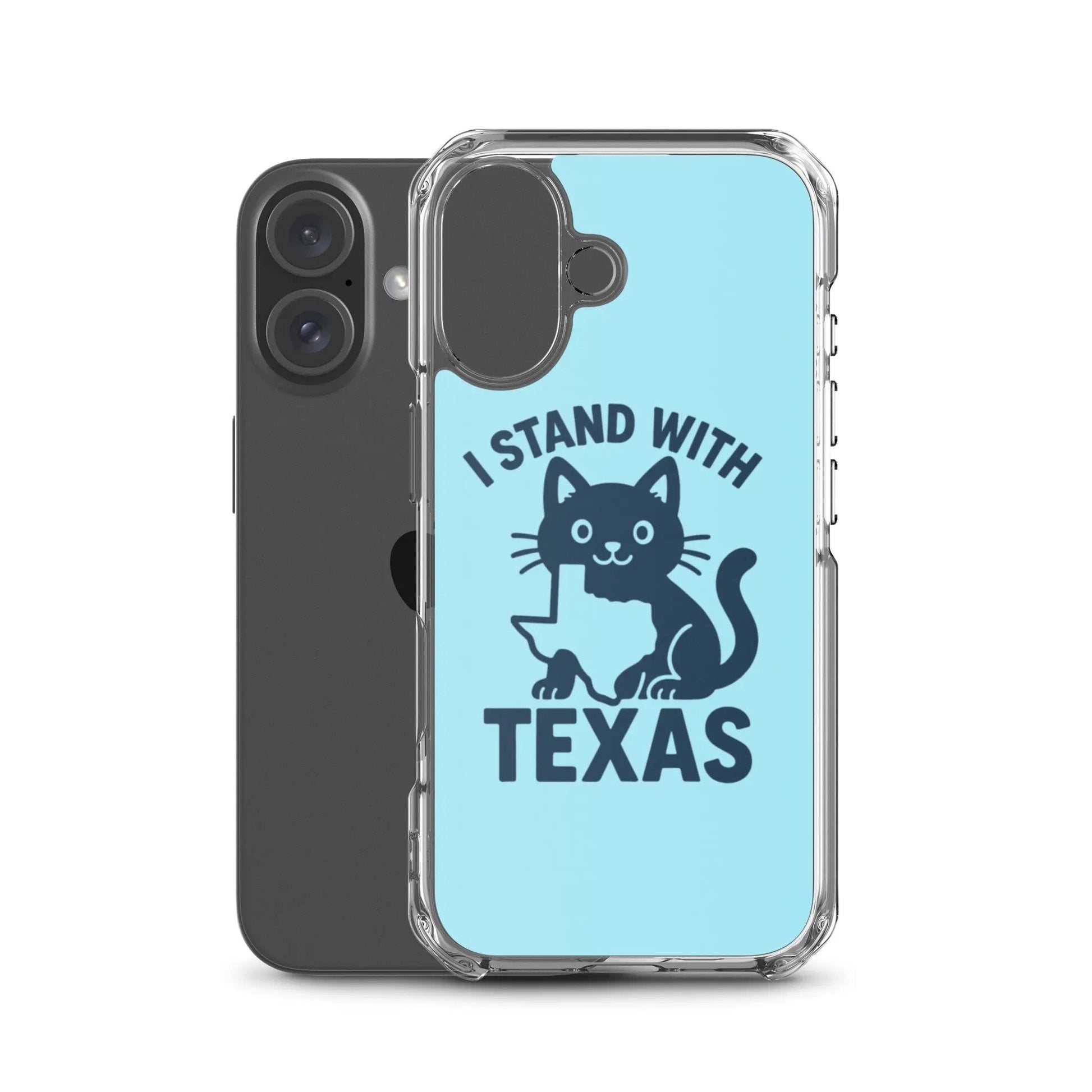 I Stand with Texas Clear Case for iPhone® - FloofChonk