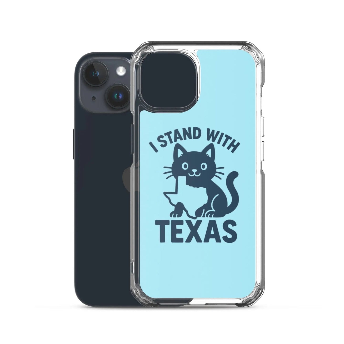 I Stand with Texas Clear Case for iPhone® - FloofChonk