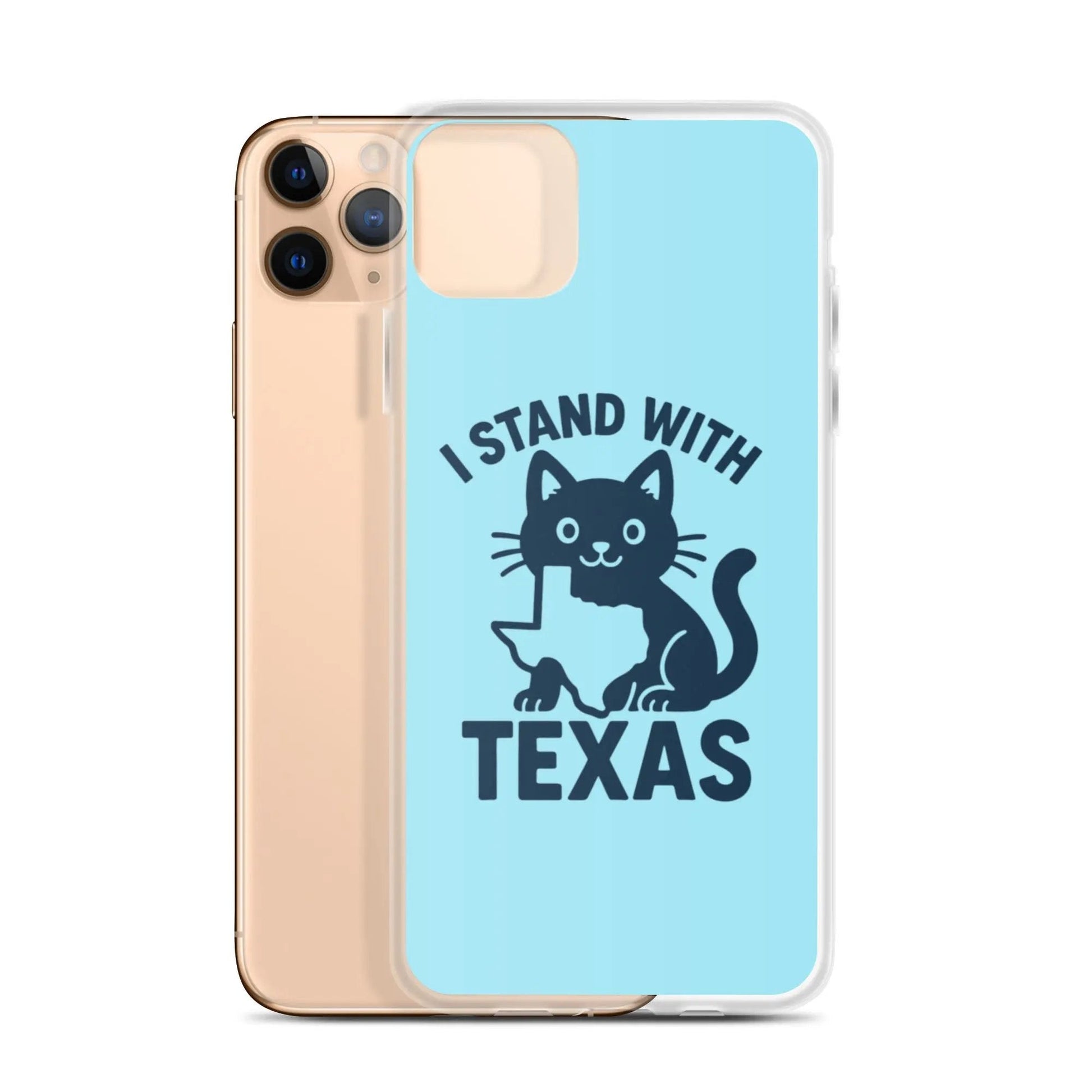 I Stand with Texas Clear Case for iPhone® - FloofChonk