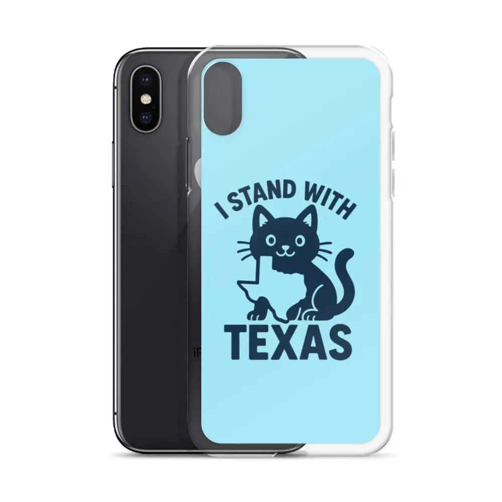 I Stand with Texas Clear Case for iPhone® - FloofChonk