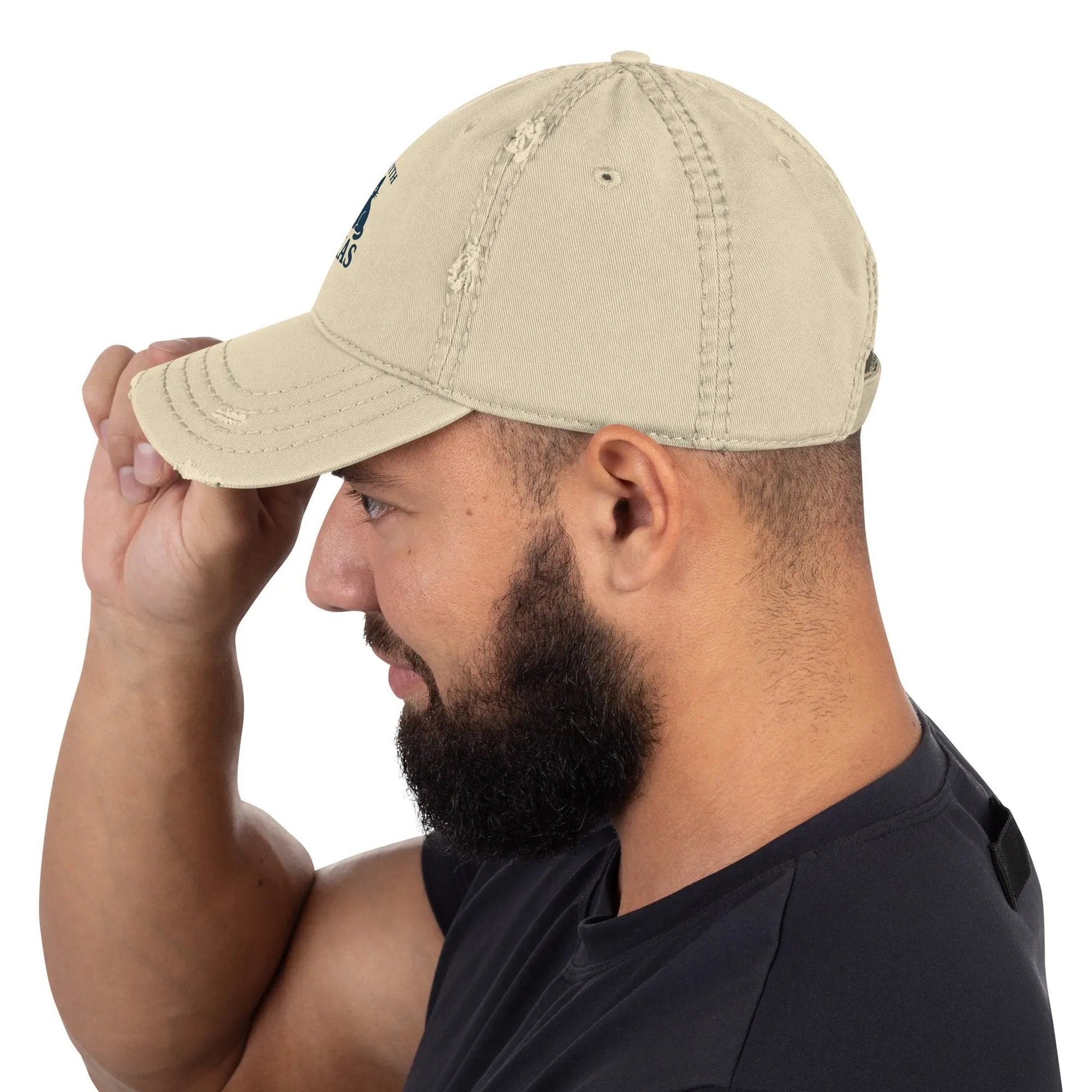 I Stand with Texas Distressed Dad Hat - FloofChonk
