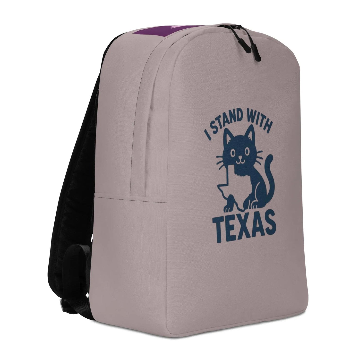 I Stand with Texas Minimalist Backpack - FloofChonk