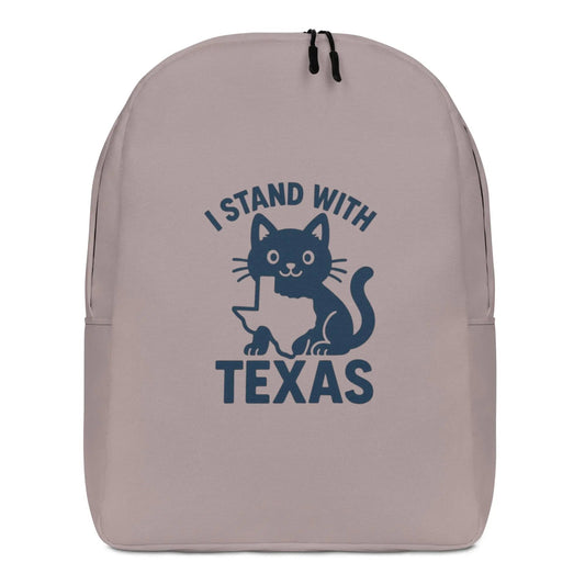 I Stand with Texas Minimalist Backpack - FloofChonk