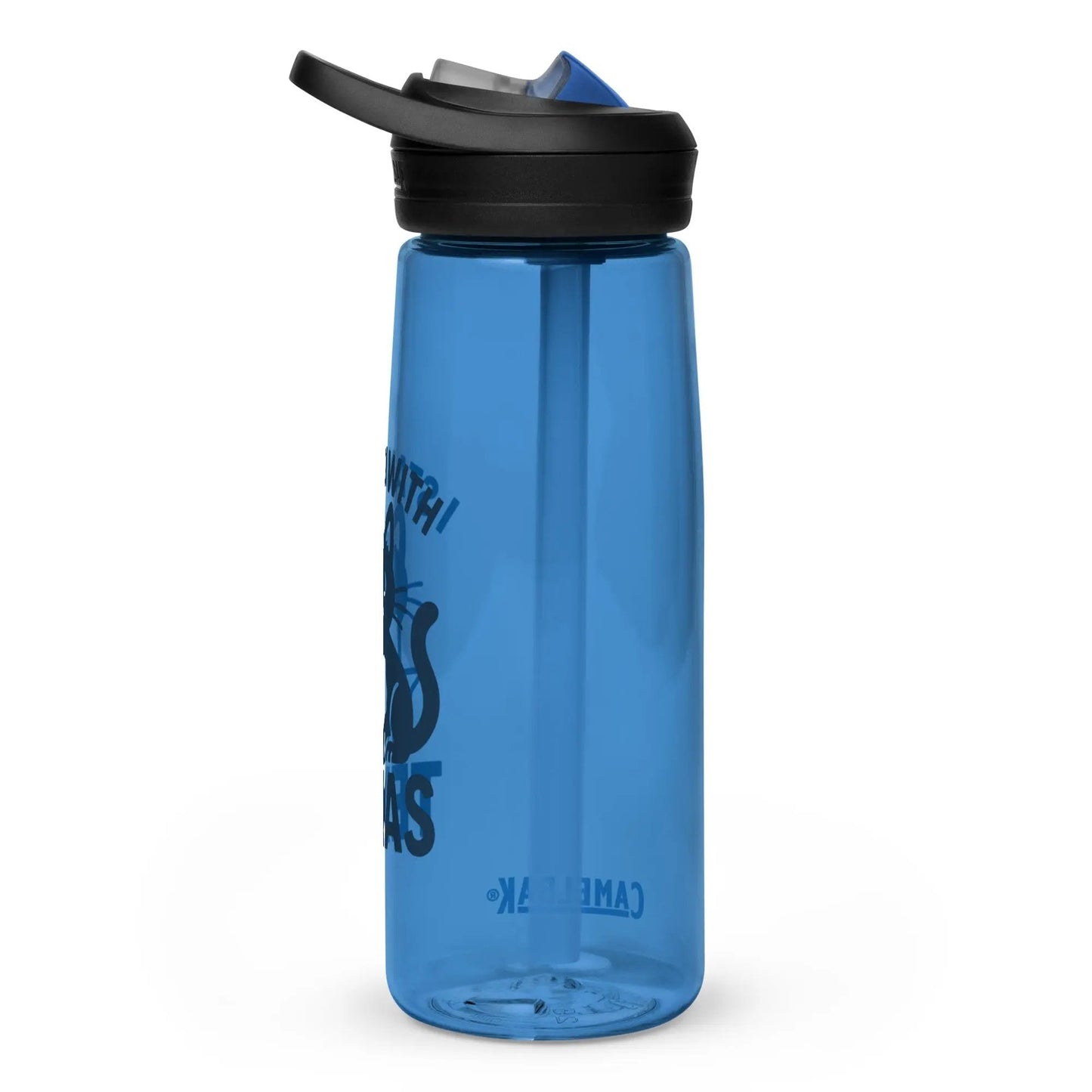 I stand with Texas sports water bottle - FloofChonk