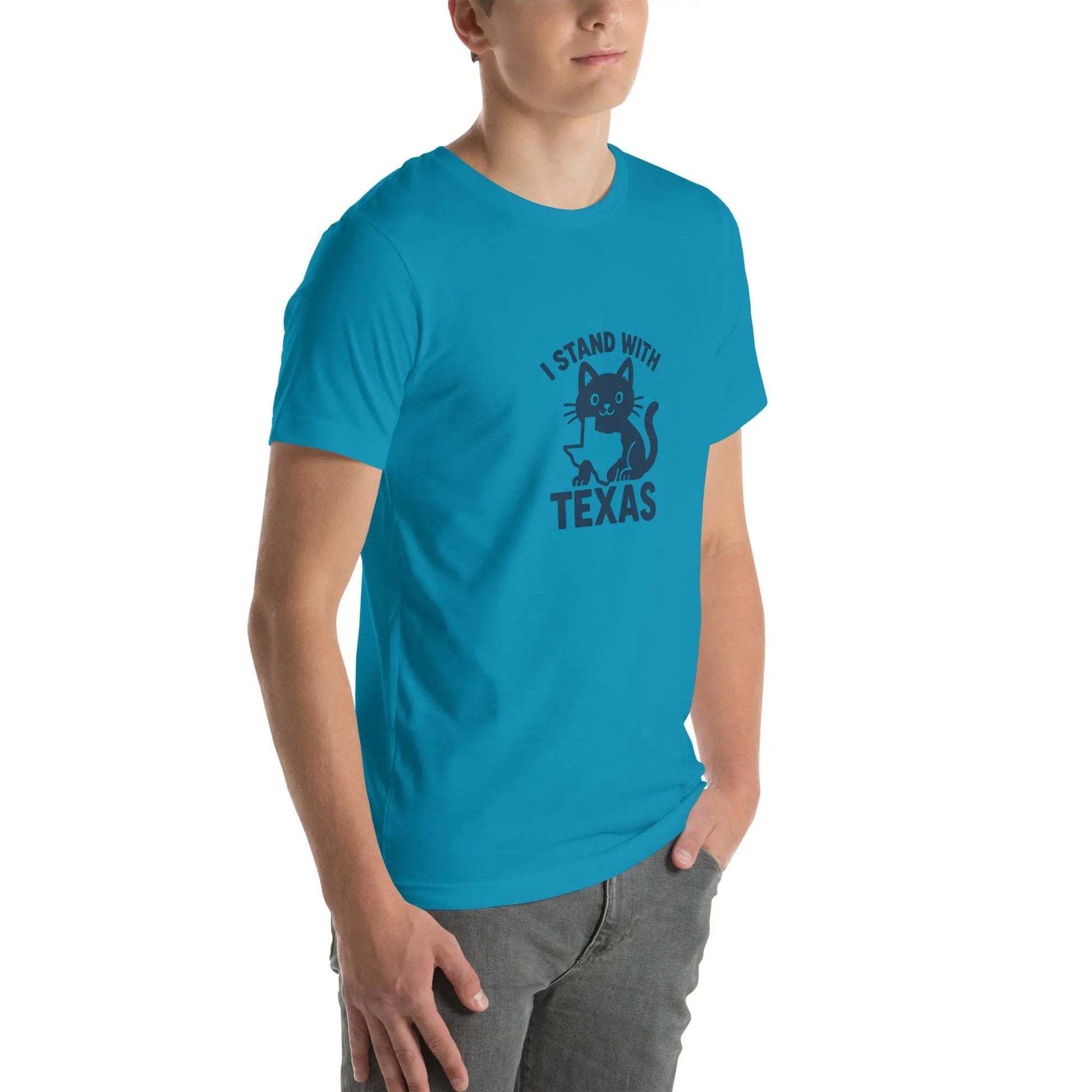 I Stand With Texas Unisex t-shirt - FloofChonk