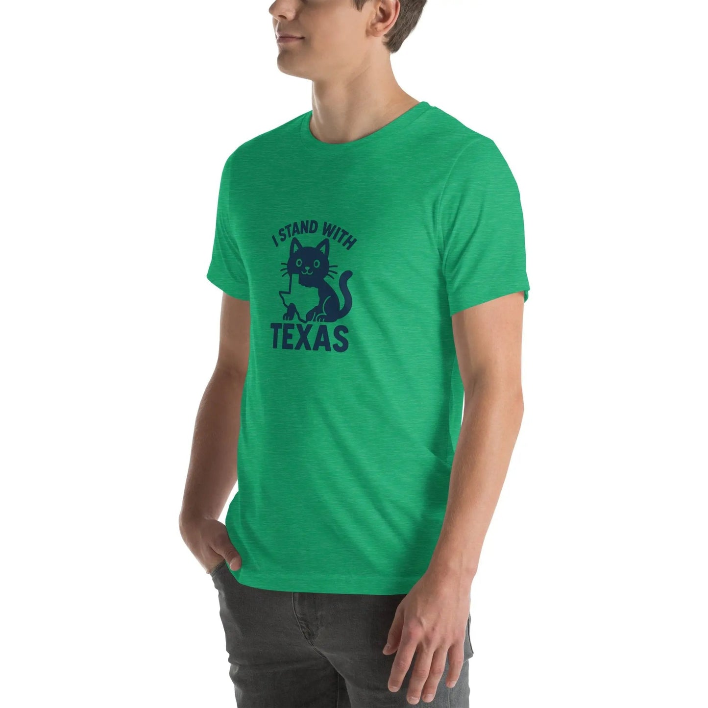 I Stand With Texas Unisex t-shirt - FloofChonk