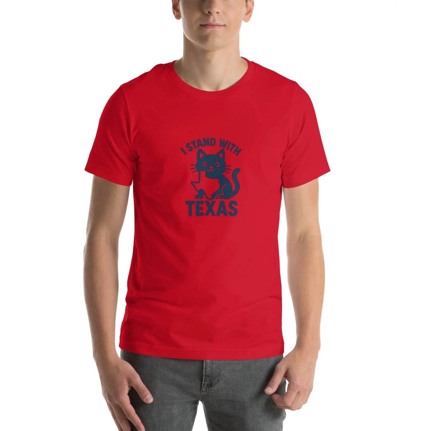 I Stand With Texas Unisex t-shirt - FloofChonk