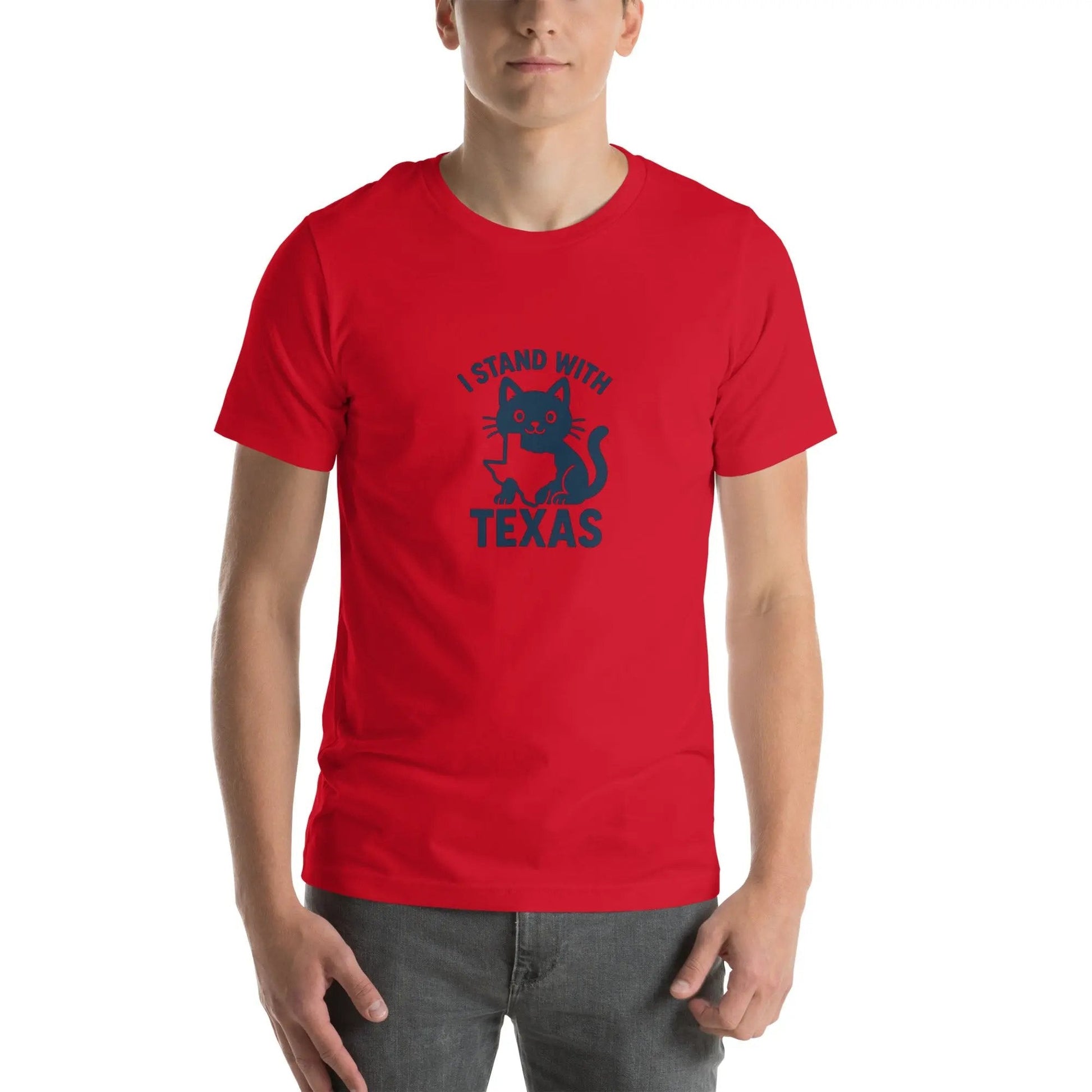 I Stand With Texas Unisex t-shirt - FloofChonk