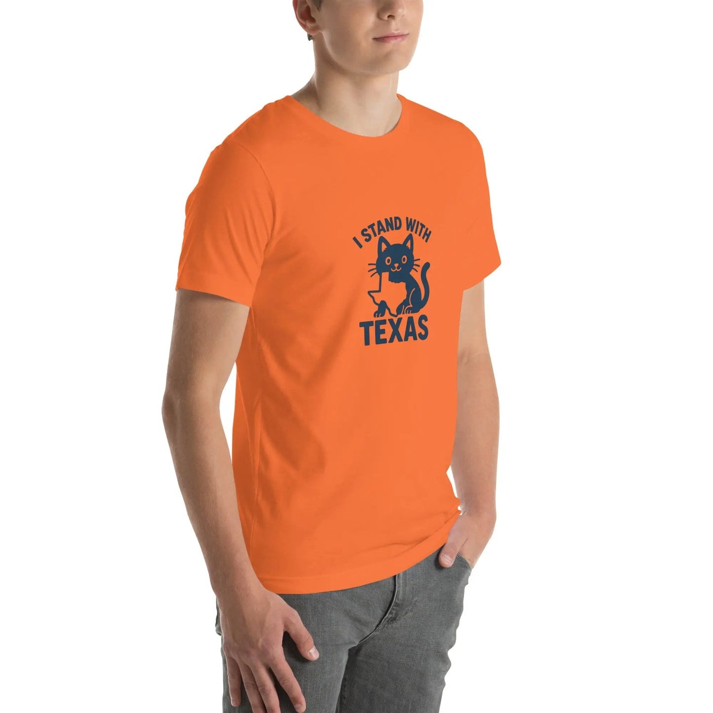 I Stand With Texas Unisex t-shirt - FloofChonk