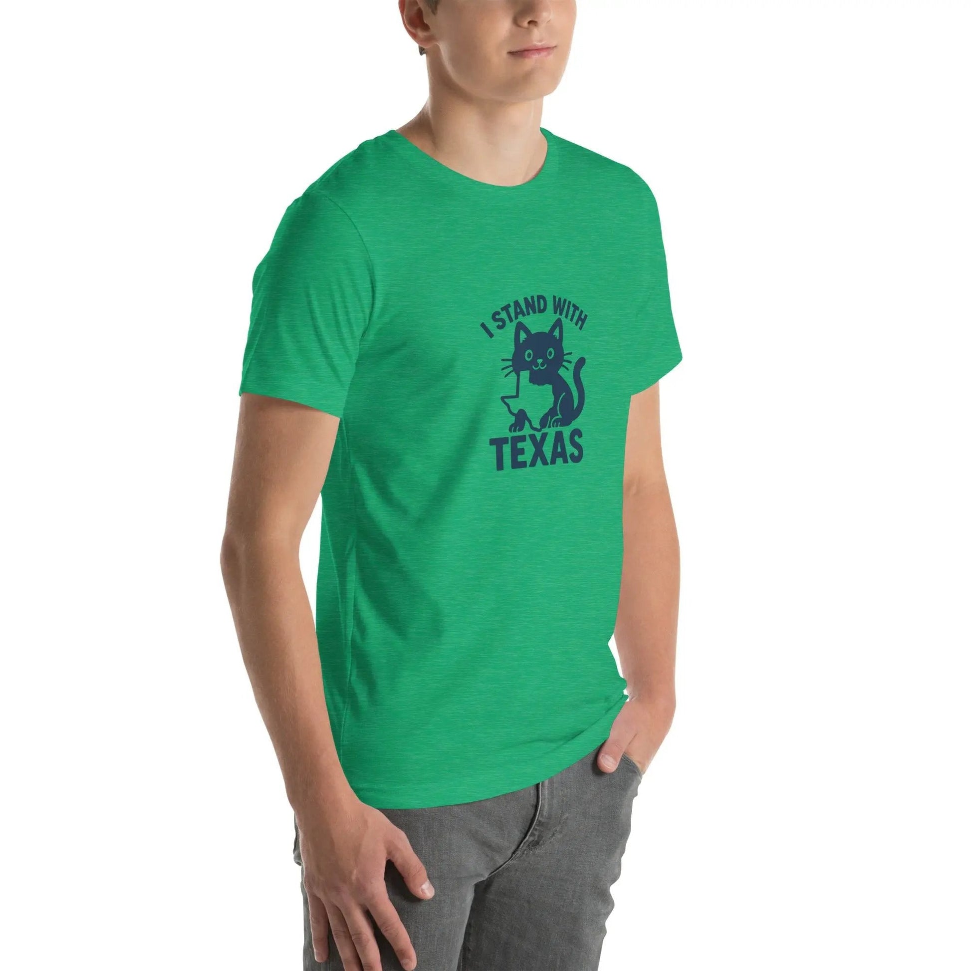 I Stand With Texas Unisex t-shirt - FloofChonk
