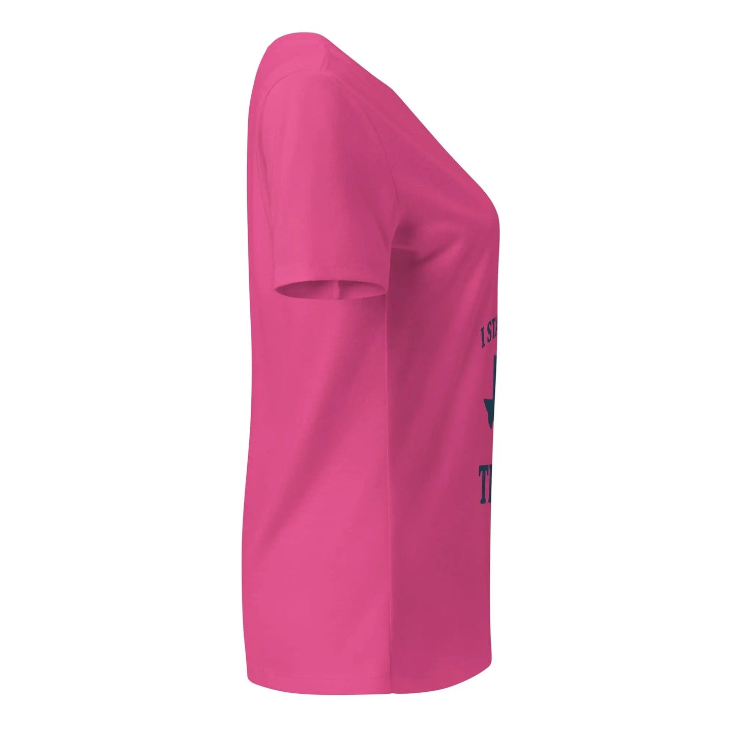 I Stand with Texas women's relaxed v - neck t-shirt - FloofChonk