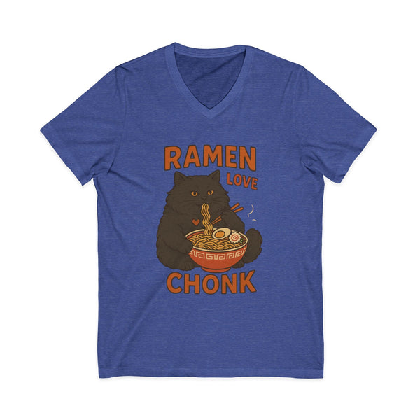 Chonk Ramen Cat V-Neck