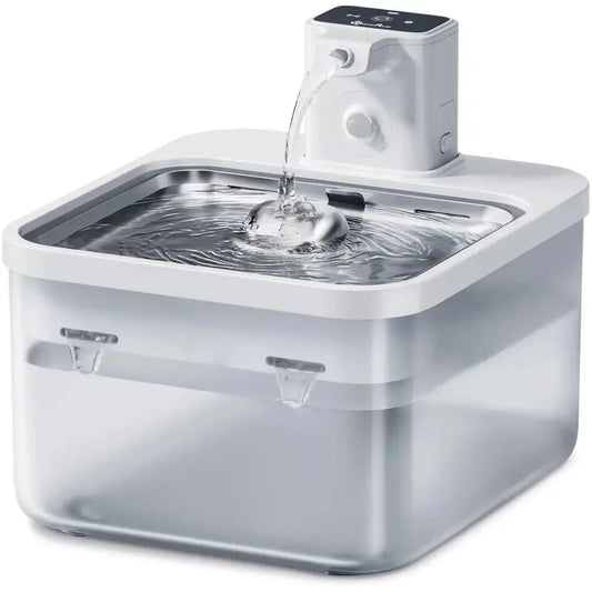Intelligent Self - circulating Rechargeable Wireless Pet Water Dispenser - FloofChonk