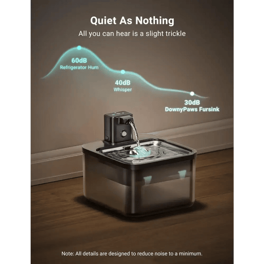 Intelligent Self - circulating Rechargeable Wireless Pet Water Dispenser - FloofChonk