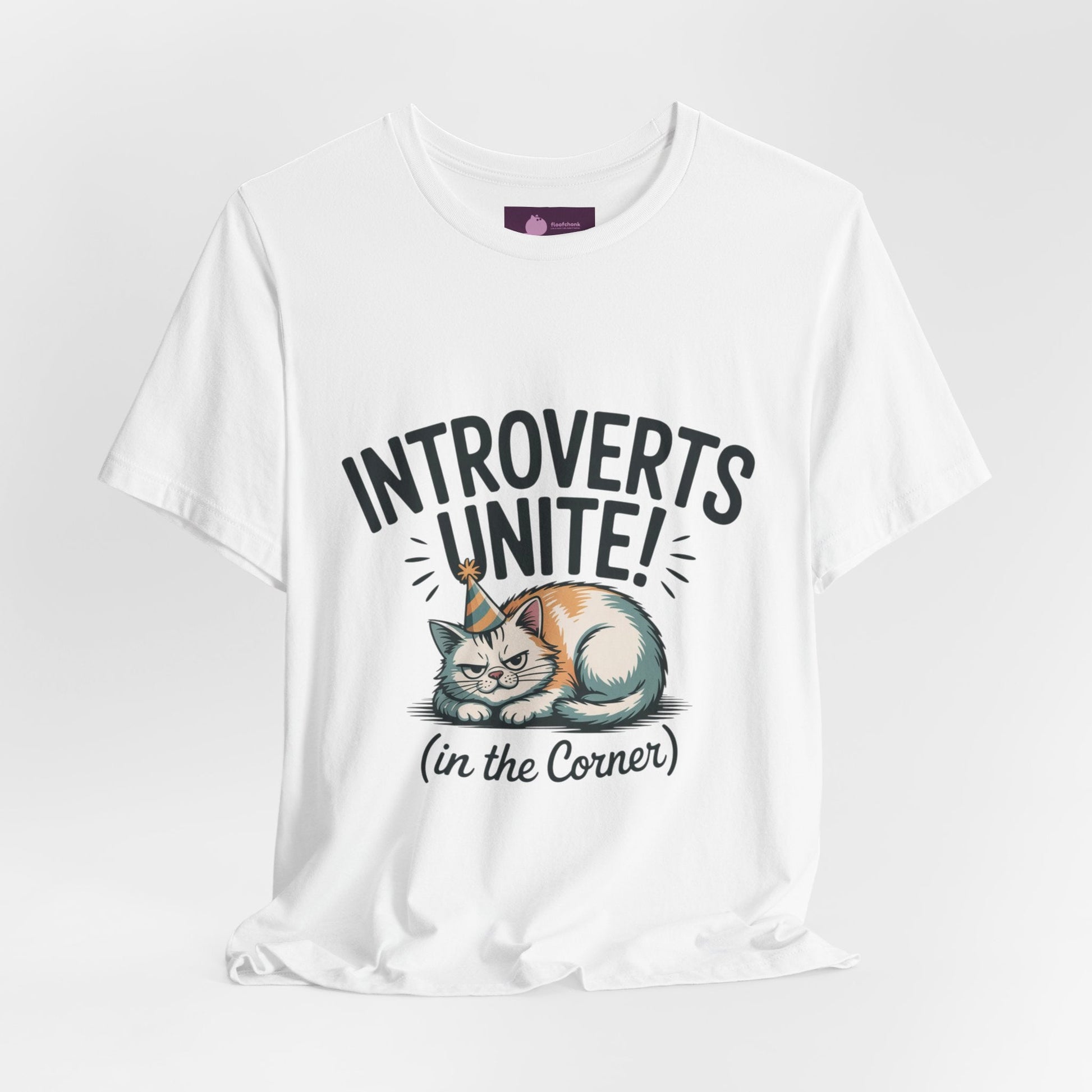 Introverts Unite (In the Corner) T-Shirt | funny holiday shirt, holiday survival tee - FloofChonk