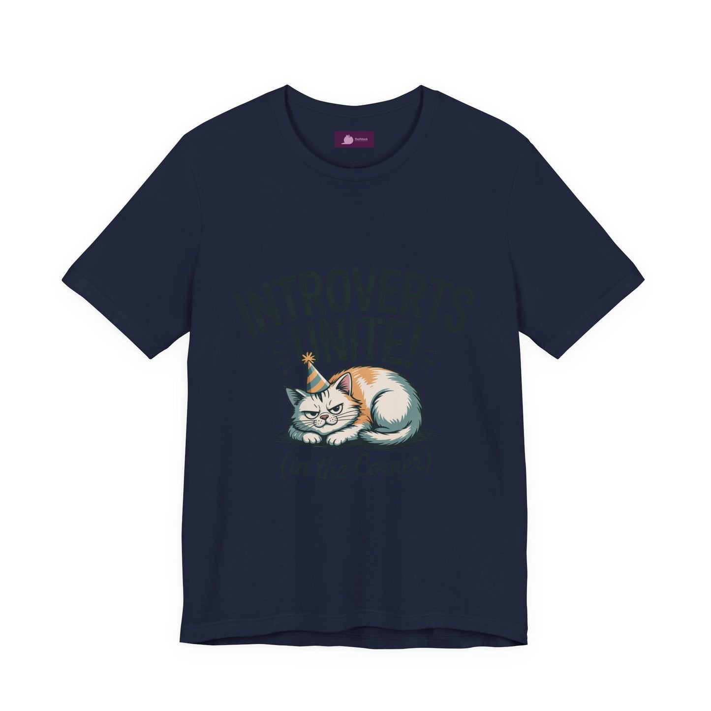 Introverts Unite (In the Corner) T-Shirt | funny holiday shirt, holiday survival tee - FloofChonk
