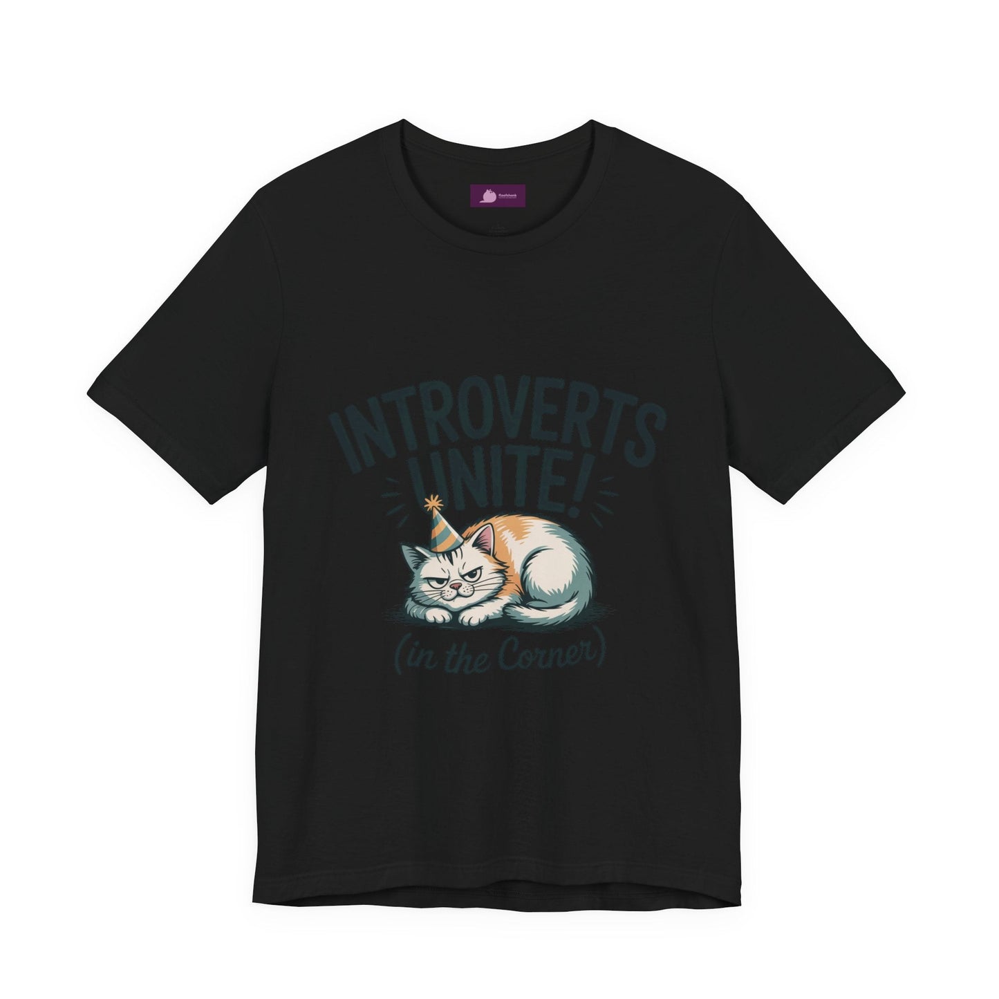 Introverts Unite (In the Corner) T-Shirt | funny holiday shirt, holiday survival tee - FloofChonk