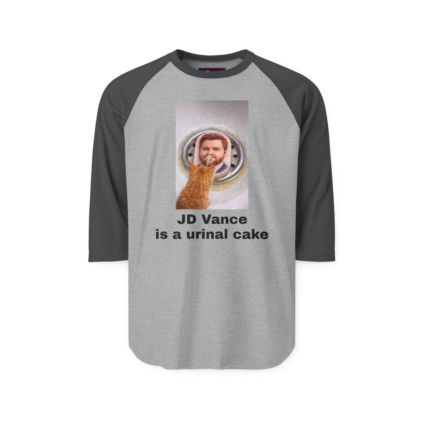 JD Vance is a Urinal Cake — Humorous Pet Lover Tee - FloofChonk