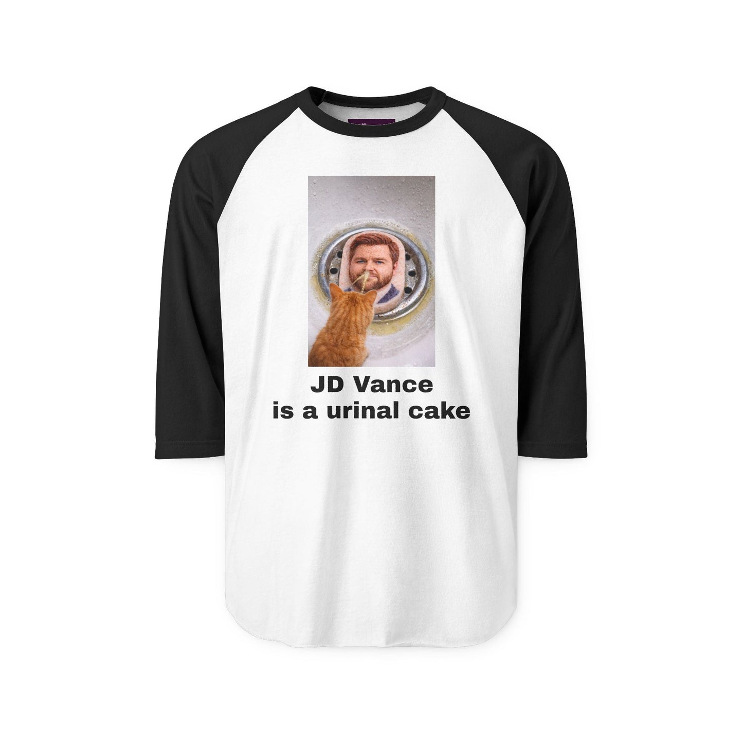 JD Vance is a Urinal Cake — Humorous Pet Lover Tee - FloofChonk