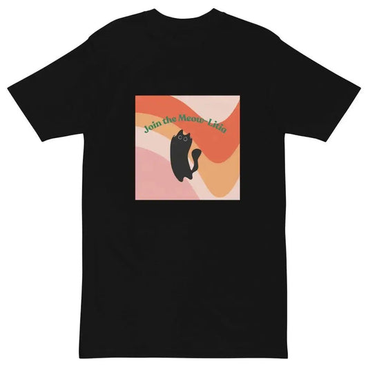 Join the Meow - Litia Men’s Heavyweight Tee - FloofChonk
