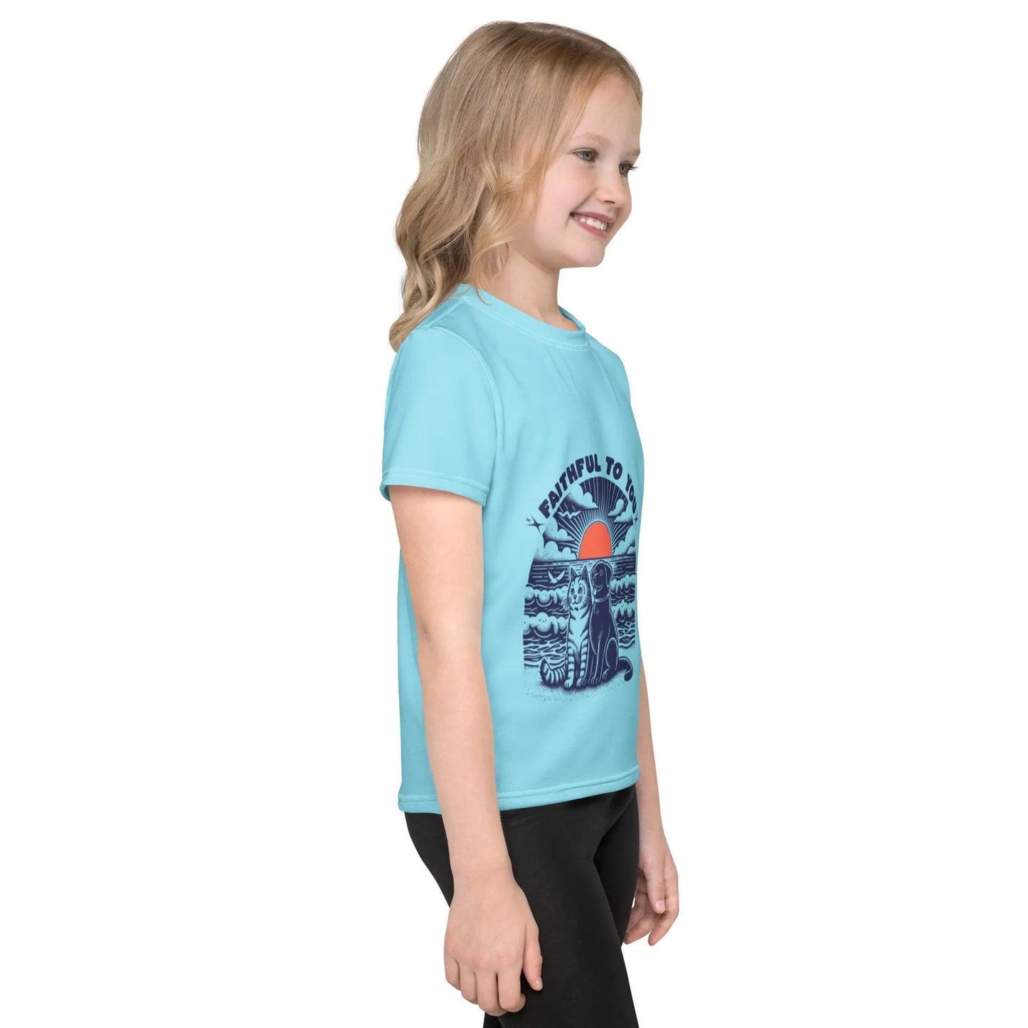 Kids Crew Neck T-Shirt - FloofChonk