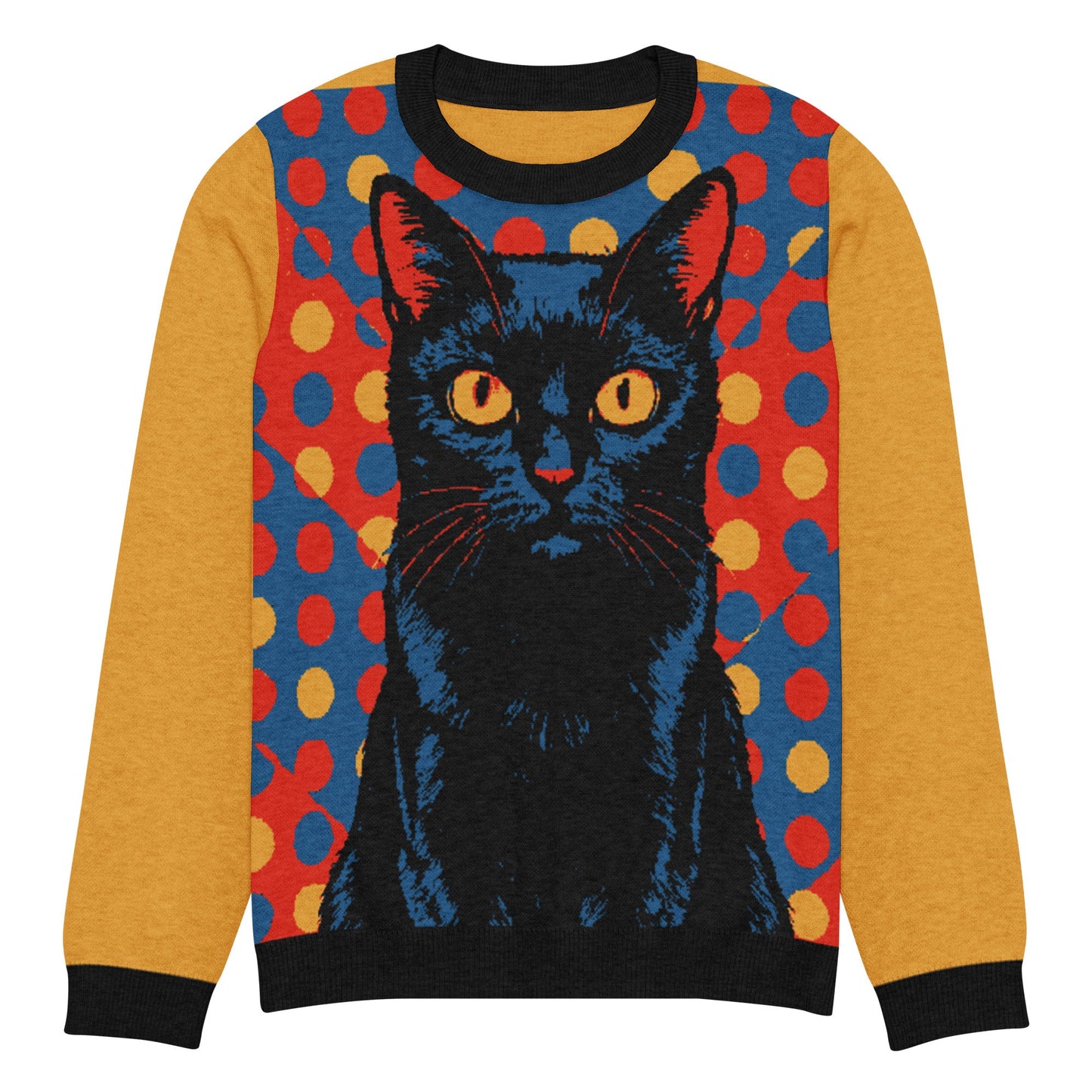 Knitted crew neck sweater - FloofChonk