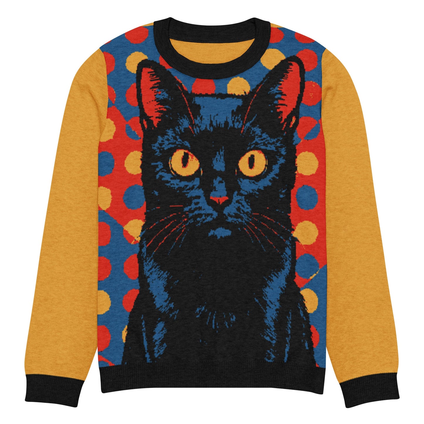 Knitted crew neck sweater - FloofChonk