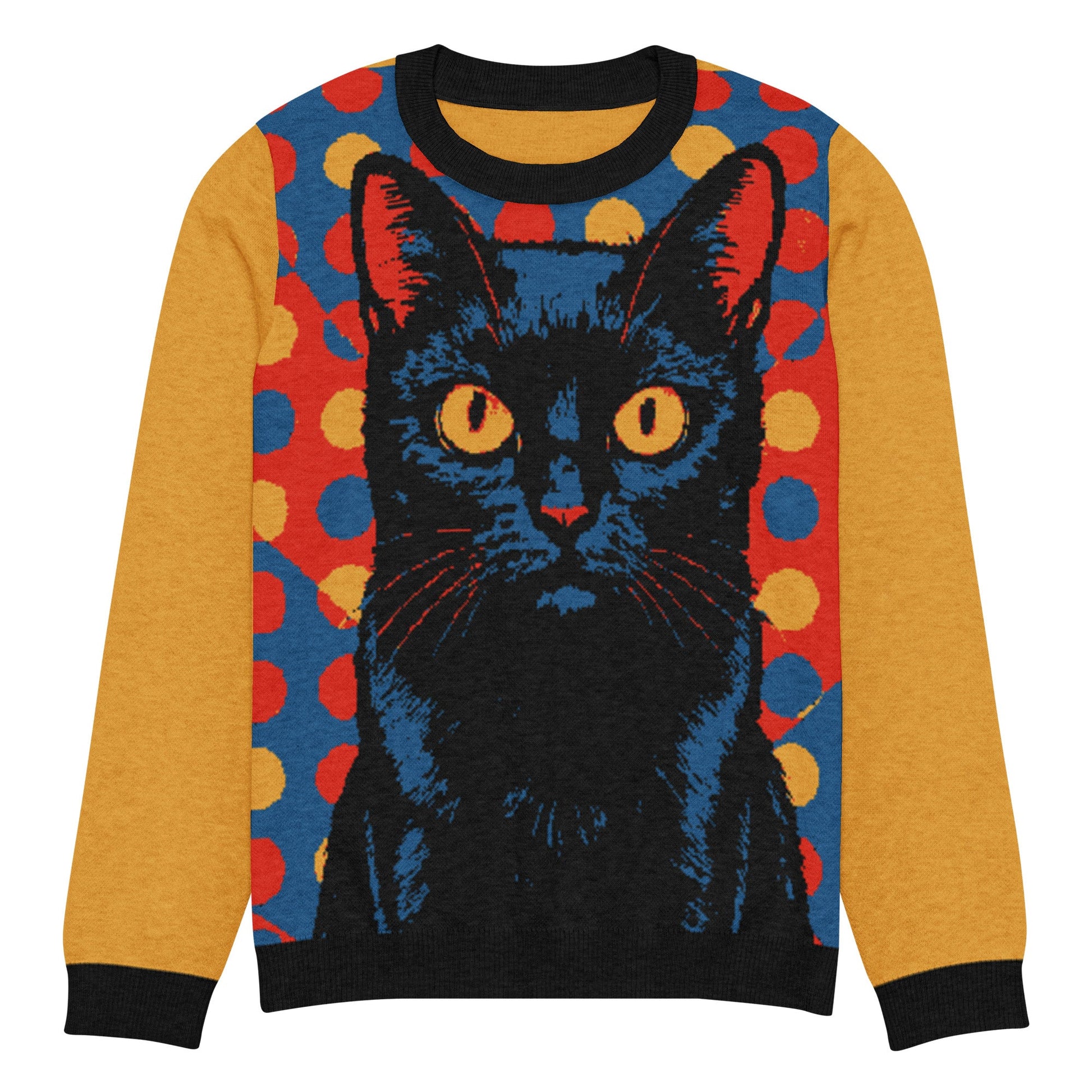 Knitted crew neck sweater - FloofChonk