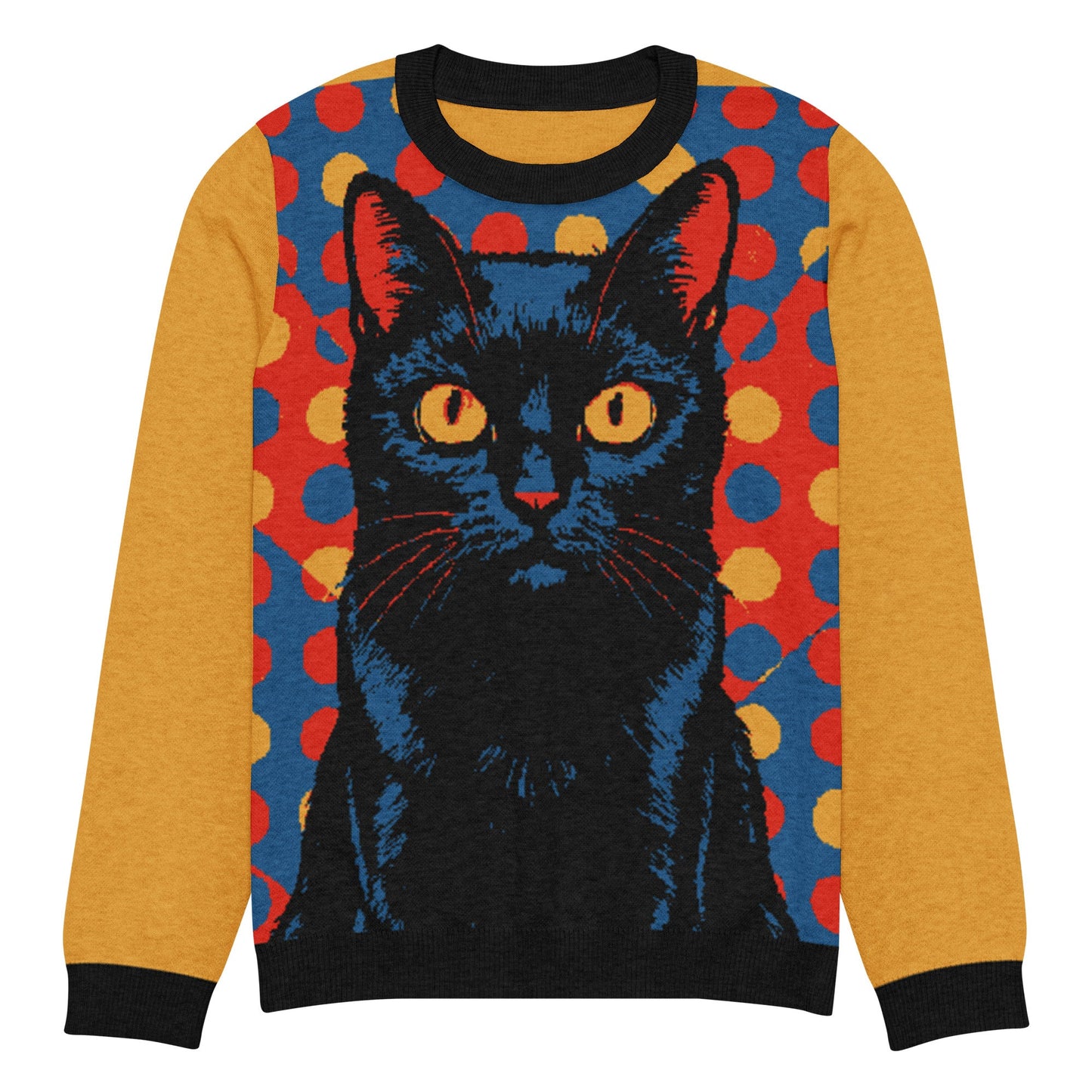 Knitted crew neck sweater - FloofChonk