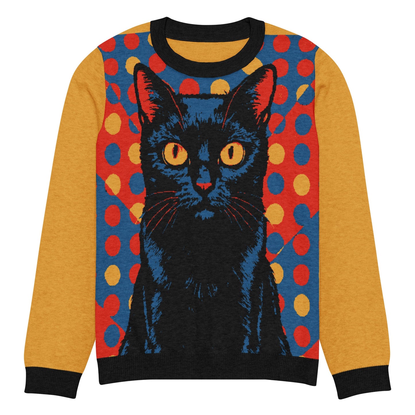 Knitted crew neck sweater - FloofChonk