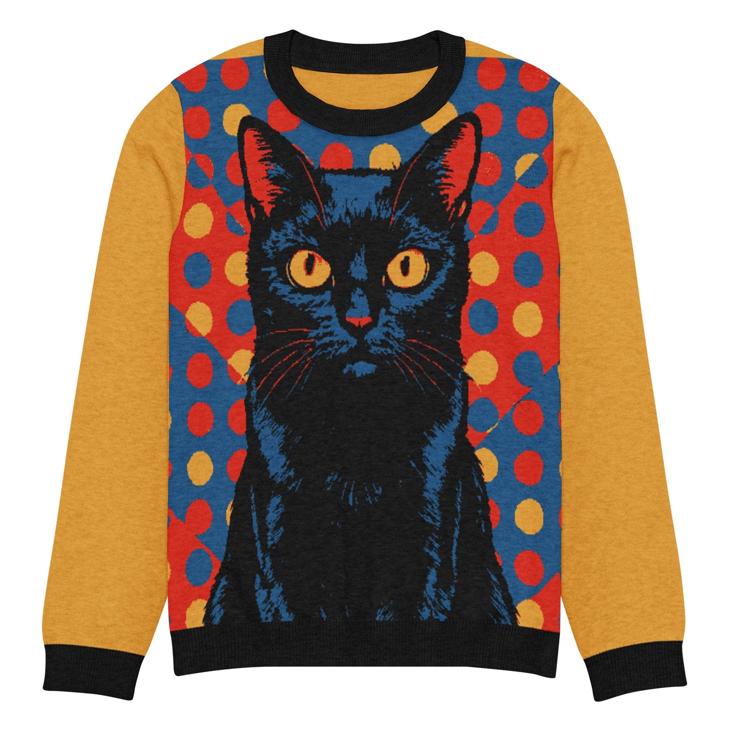 Knitted crew neck sweater - FloofChonk