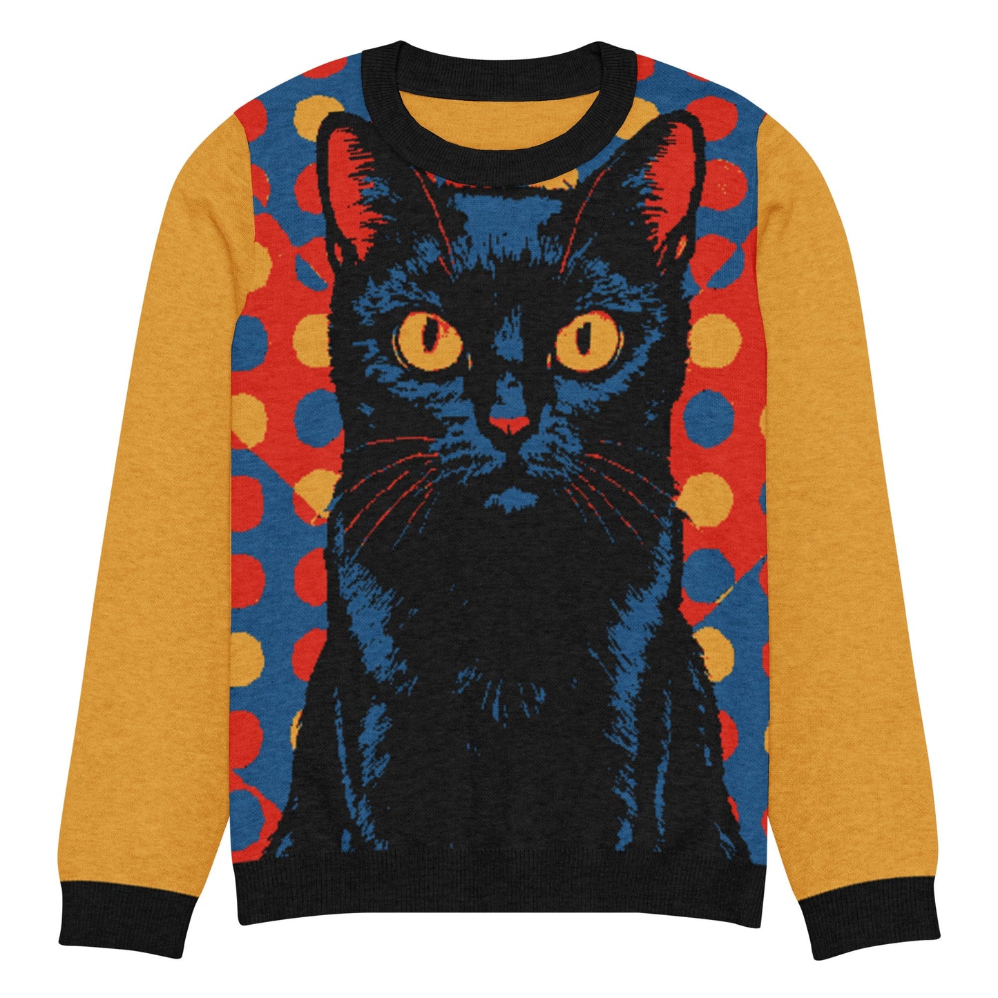 Knitted crew neck sweater - FloofChonk