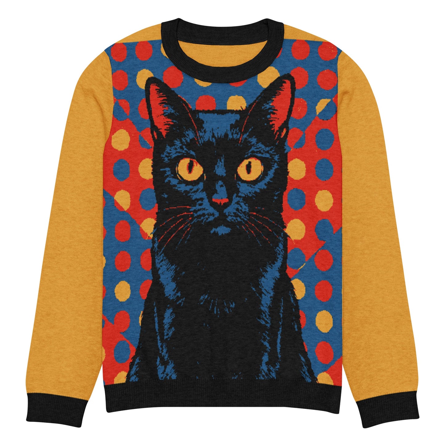 Knitted crew neck sweater - FloofChonk