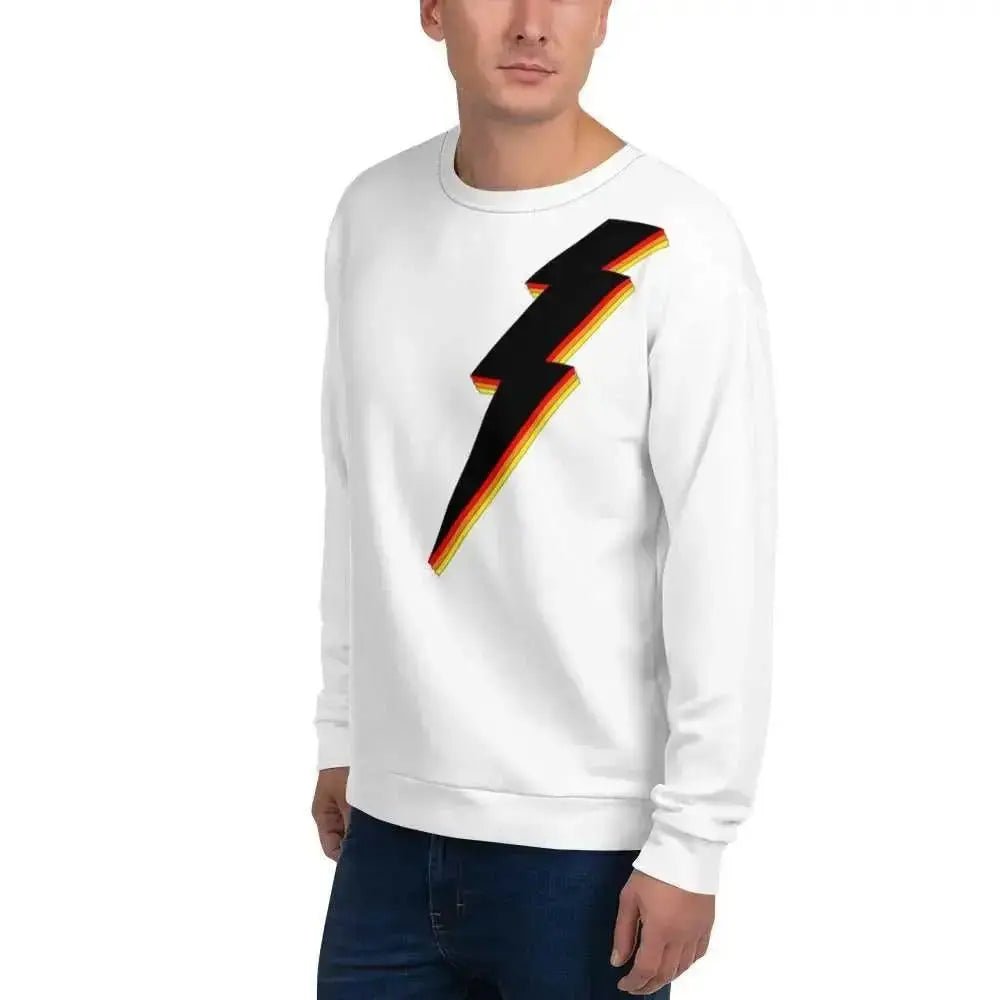 Lightening Bolt Unisex Sweatshirt - FloofChonk