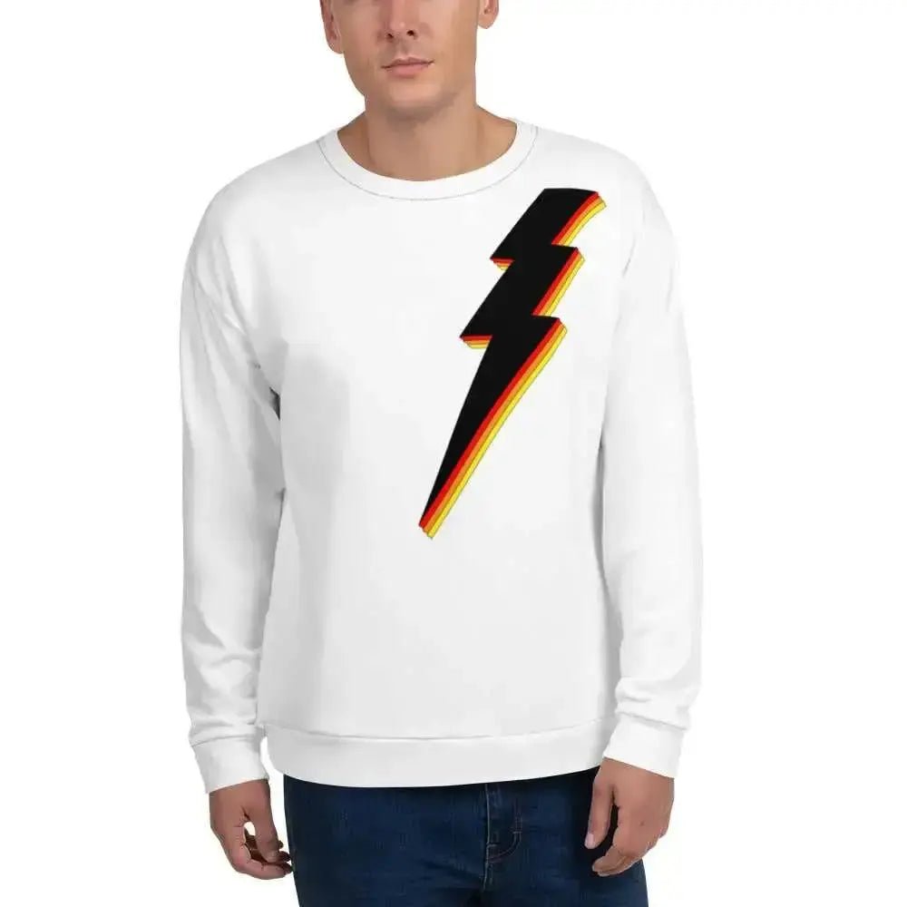 Lightening Bolt Unisex Sweatshirt - FloofChonk