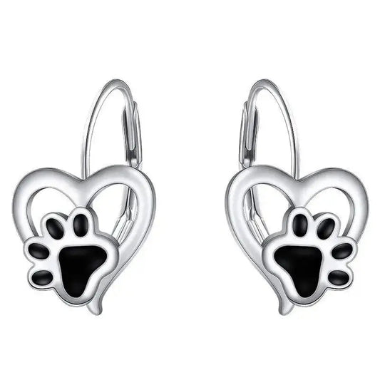 Love Cat's Paw Earrings Female Dripping Cute - FloofChonk