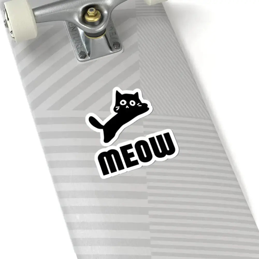 Meow Kiss - Cut Stickers - FloofChonk