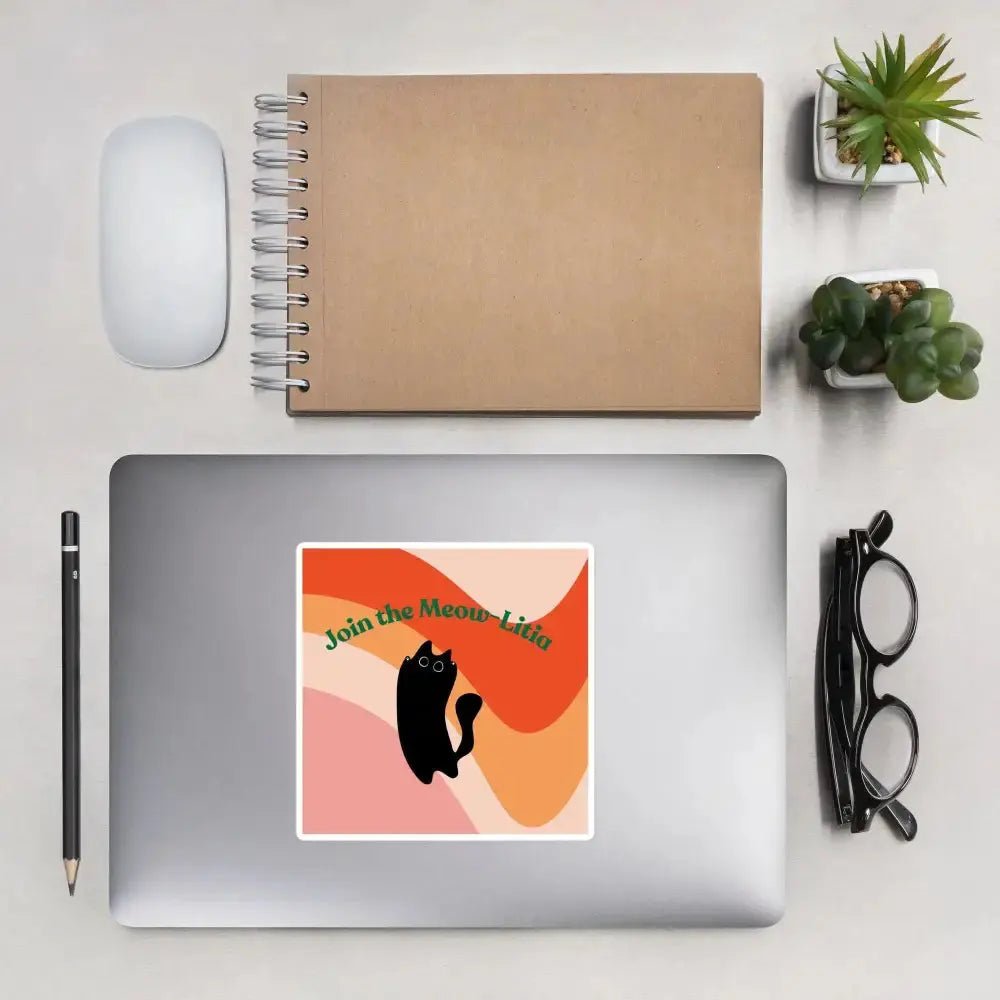 Meow - Litia Cat Stickers: Perfect Accessories for Cat Lovers - FloofChonk