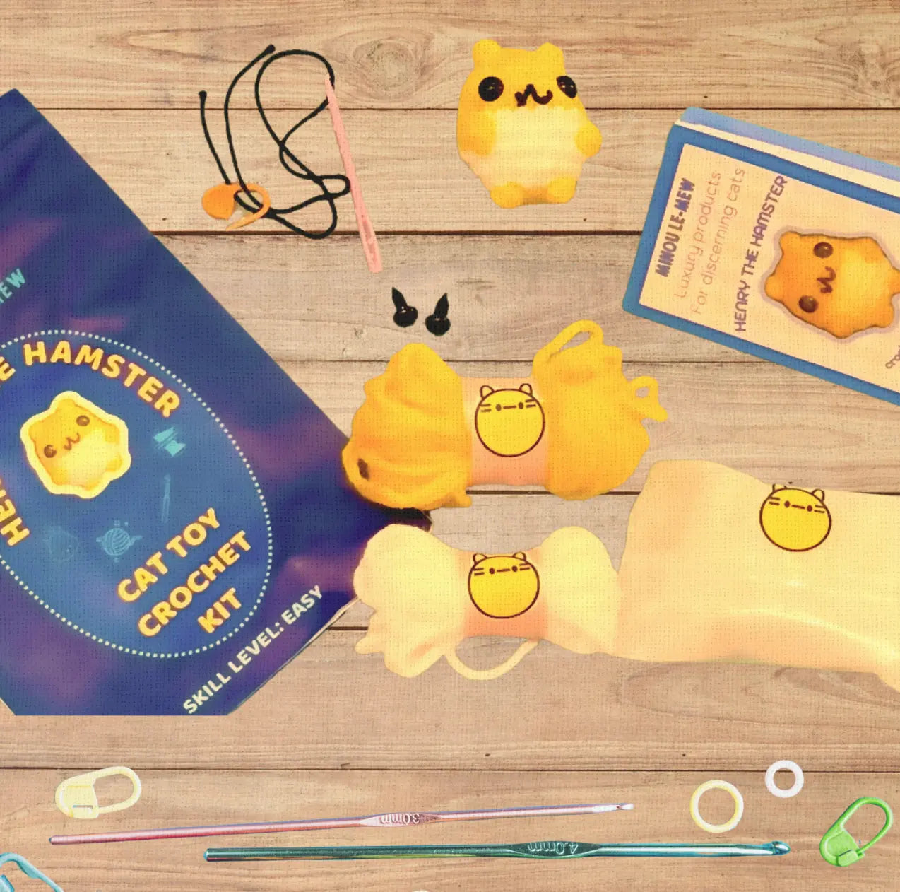 Cat Toy Crochet Kit | Handcrafted Cat Toy Making for the Crafty Chunkles