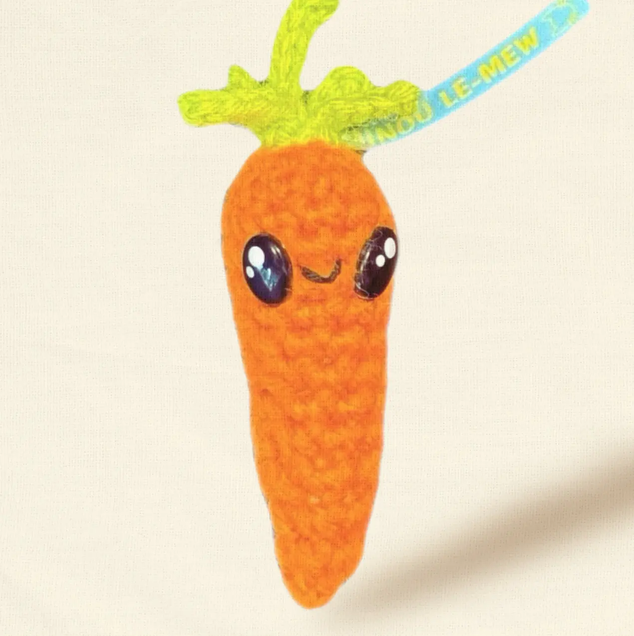 Handmade Catnip Toy | Lulu the Carrot Chunkle Puff Infused with Miracle Nip Botanicals Chunkles