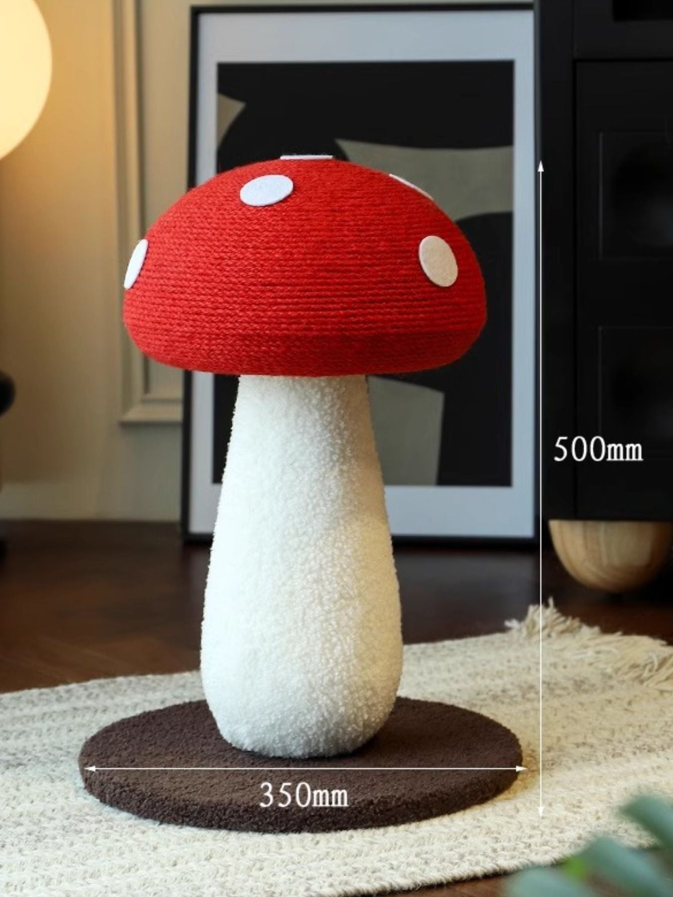 Mushroom - Shaped Cat Scratching Post - FloofChonk