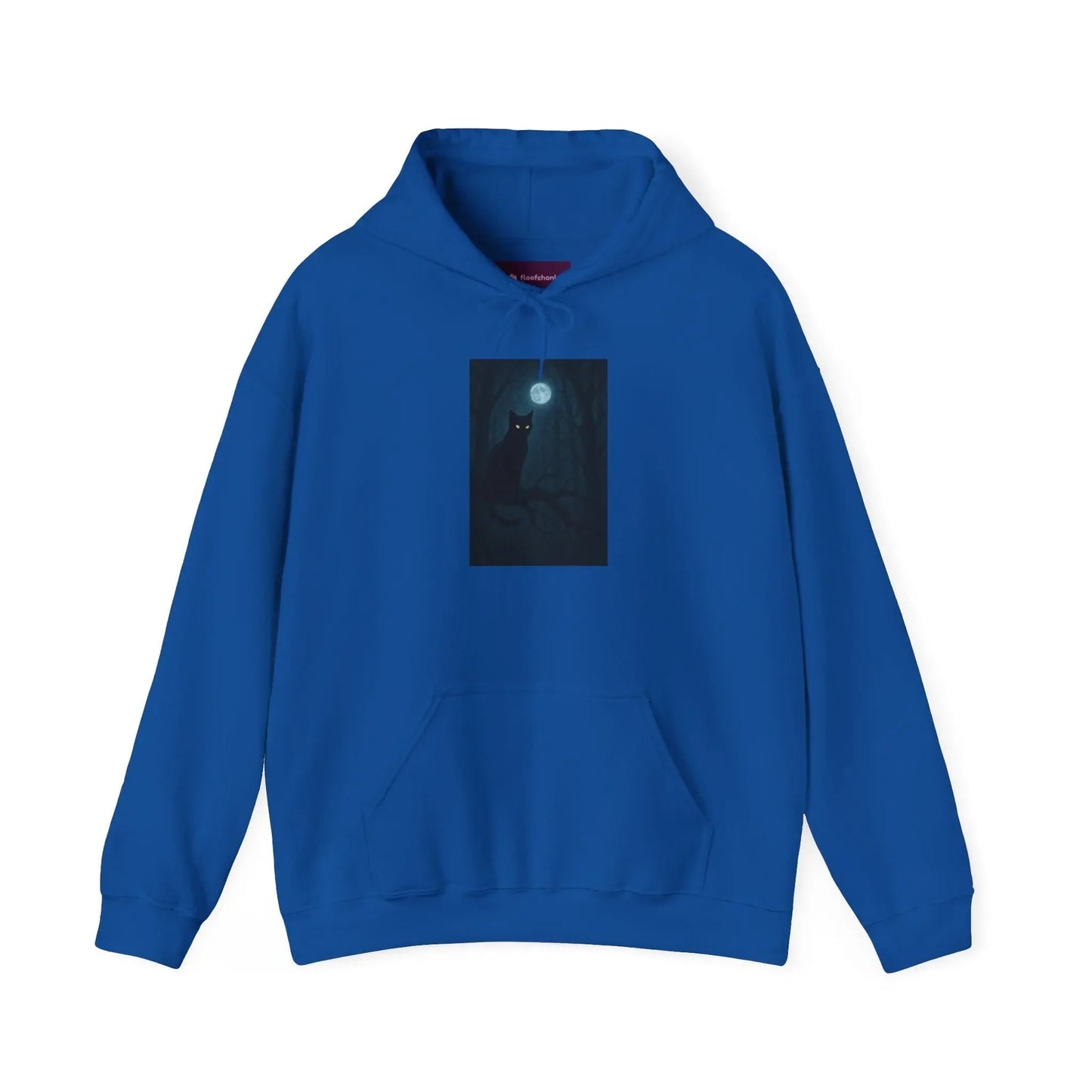 Mystical Cat Hoodie, Cozy Sweatshirt for Cat Lovers, Halloween Wear, Gift for Animal Lovers, Comfortable Casual Fashion - FloofChonk