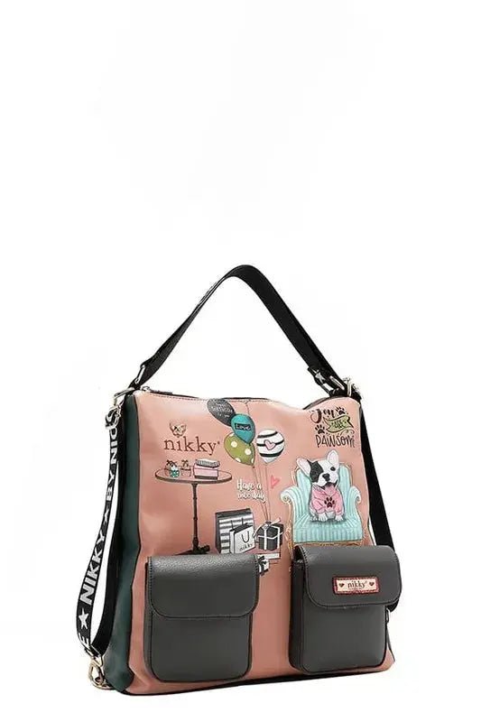 Nicole Lee USA Eco - Leather Backpack - FloofChonk