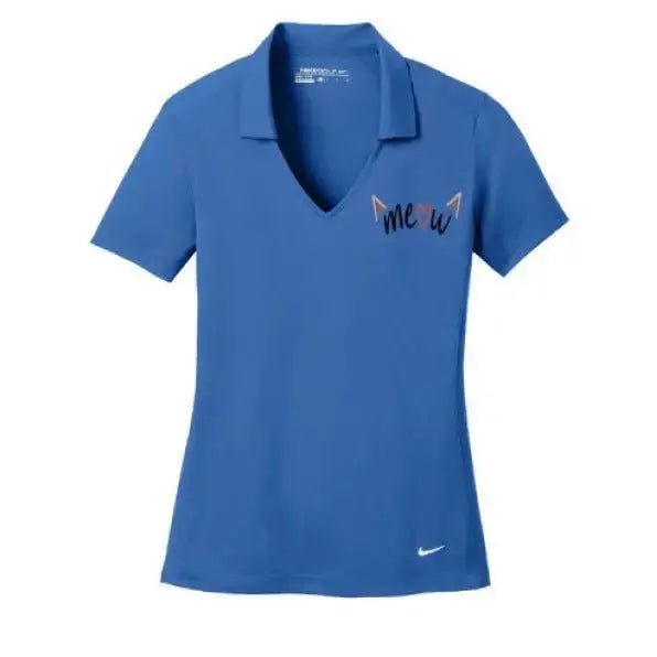 Nike Women's Polo with Embroidered Cat Design - FloofChonk