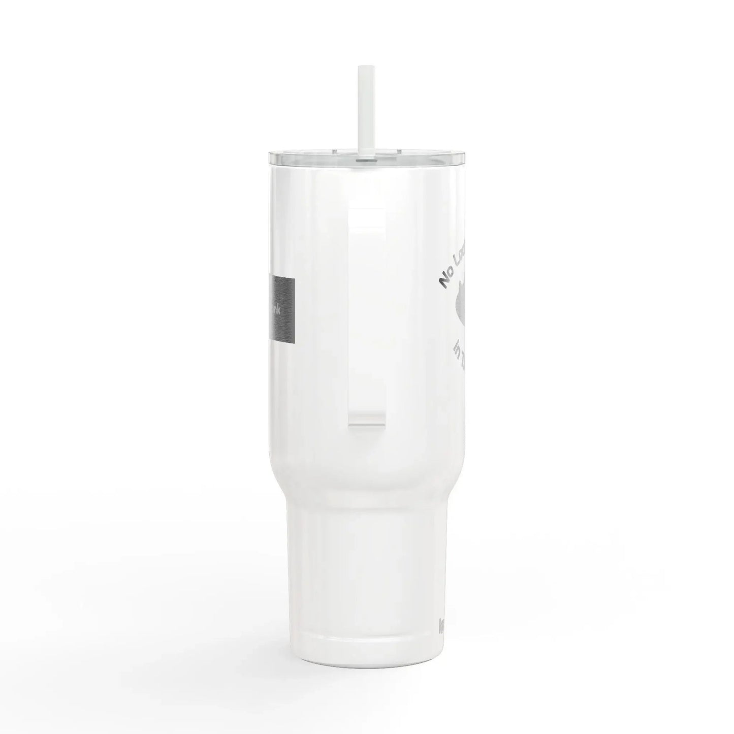 No Loafin' Around in Class Cat Lover Insulated Tumbler, 40oz - FloofChonk