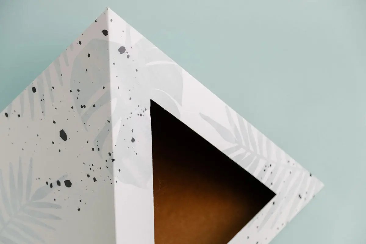 'Oasis' Cardboard Cat Pyramid - FloofChonk