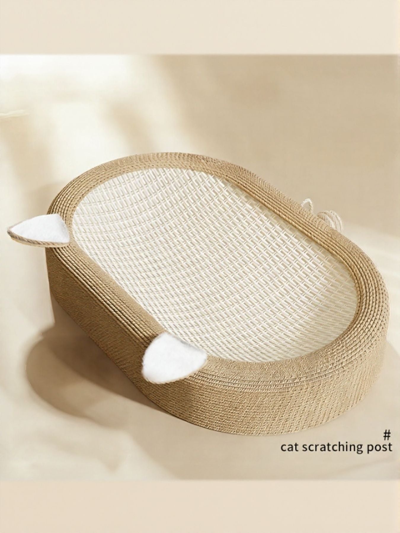 Oval Cat Scratching Bed - FloofChonk