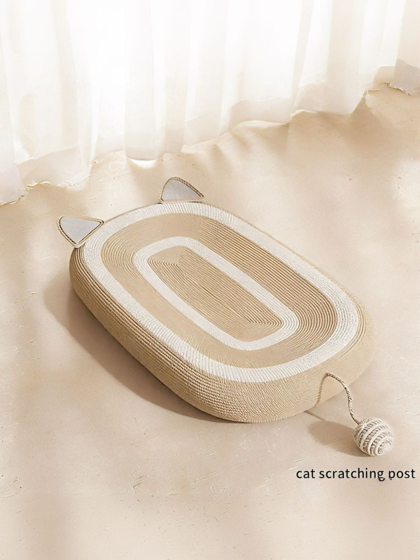 Oval Cat Scratching Bed - FloofChonk