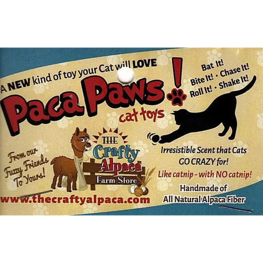 PacaPaws Felted Alpaca Cat Toys - FloofChonk