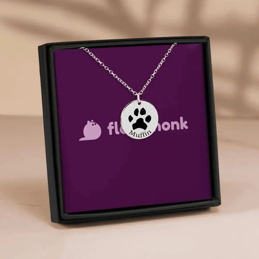 Paw Print Necklace - FloofChonk
